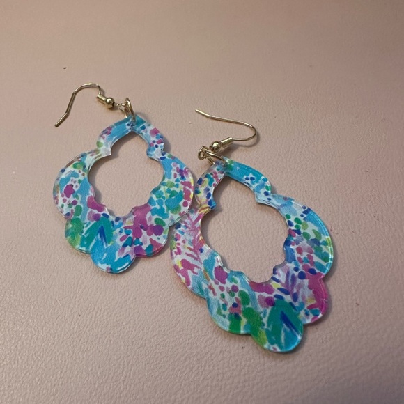 Jewelry - Colorful Floral Drop Earrings